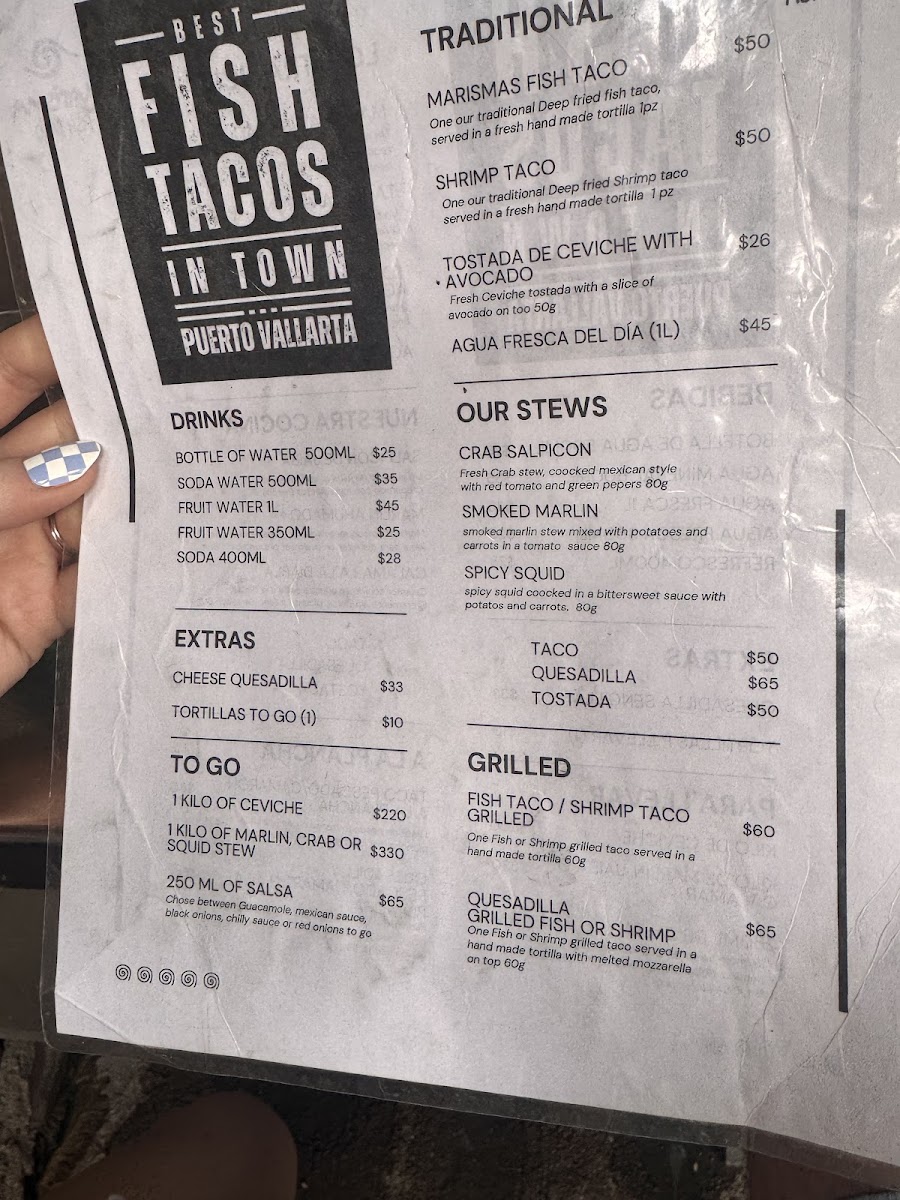 MARISMA FISH TACO zona romantica Menu - Image 4